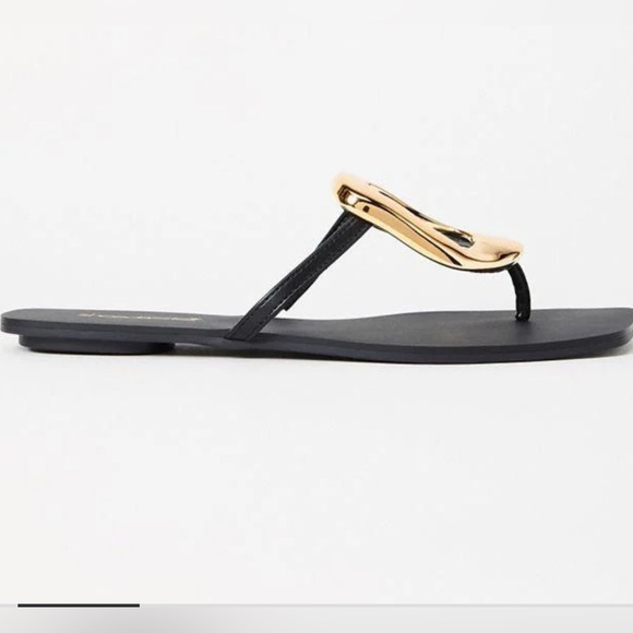 JOEL! (Black & Gold Sandals) - Picture 3 of 3